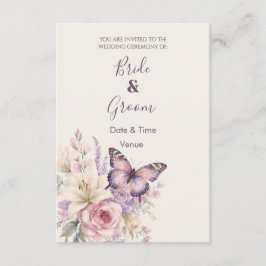 Convite Papelaria Caprichosa de Jardim Floral e Borboleta