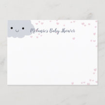 Papelaria Personalizada Chuvinha de Corações Baby 