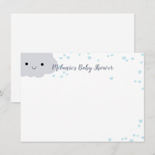 Convite Papelaria Personalizada para Chá de Bebê Nuvem Azu