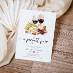 Convite Par perfeito Vinho Aquarela Chá de casamento de qu<br><div class="desc">Prepare-se para desenterrar a alegria e saborear a doçura do seu próximo rochedo de noivado com o nosso encantador Convite para Queijos de Vinho de Par Água Perfeito! Este convite não é apenas um anúncio; é uma aventura saborosa esperando para se desenrolar. Imaginem isto: ilustrações de aquarelas brancas de copos...</div>