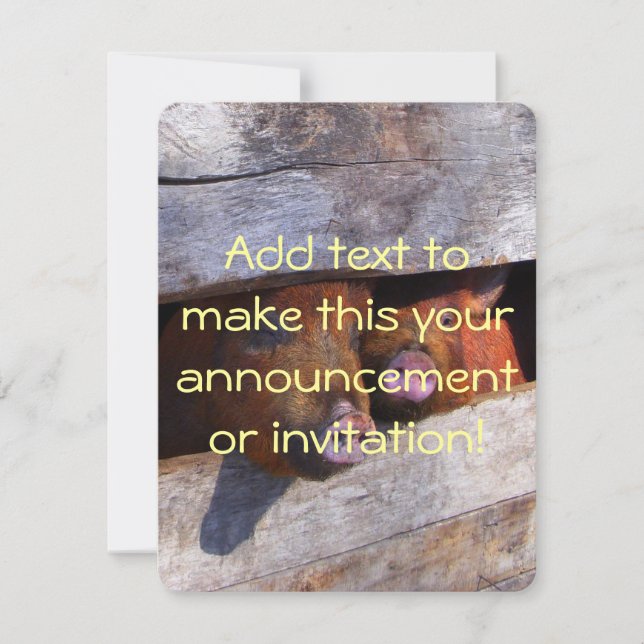 Convite Par Pir Par Pigões (Frente)