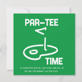 Convite Par-Tee Time White