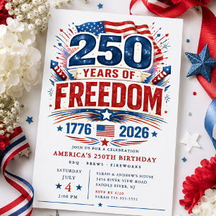 Convite para 250 Anos de Liberdade