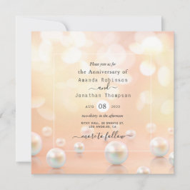 Convite para 30º Aniversário de Casamento de Pérol