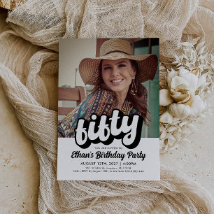 Convite para 50.o aniversário   50 Aniversário