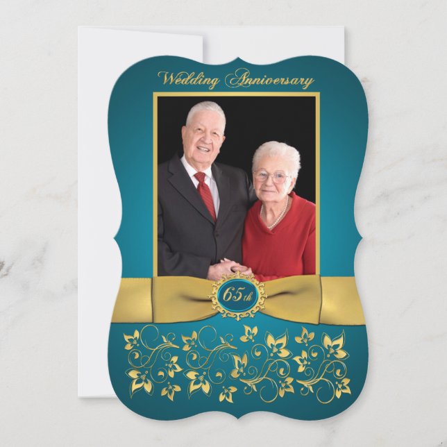 Convite para 65 anos de formato de Rico de FITA IM (Frente)