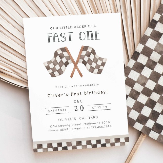 Convite para a 1ª Festa de Aniversário da Fast ONE (Criador carregado)