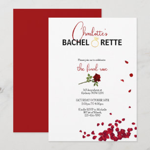 Convite para a Bachelorette do Rosa Final