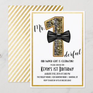 Convite para a Festa de 1º Aniversário do Sr. Oned