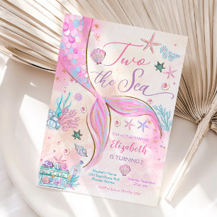 Convite para a Festa de 2º Aniversário da Sereia