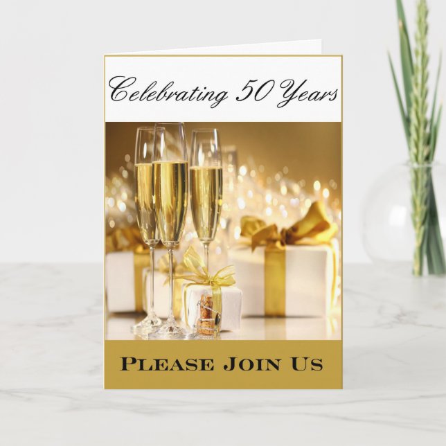 Convite para a Festa de 50º Aniversário da Diva (Frente)