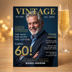 Convite para a Festa de 60 Anos do Papai