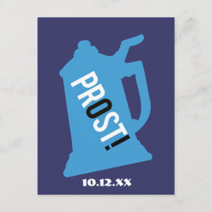 Convite para a Festa de 80 Anos de Prost Azul e Pr