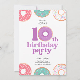 Convite para a Festa de Aniversário de 10 anos da 