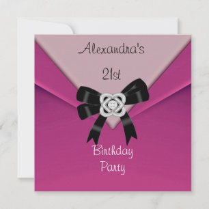 Convite para a Festa de Aniversário de 21 Anos da
