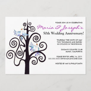 Convite para a Festa de Aniversário de Casamento d