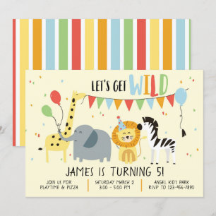 Convite para a Festa de Aniversários de criança 