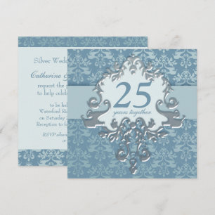 Convite para a festa de Bodas de Prata de 25 anos
