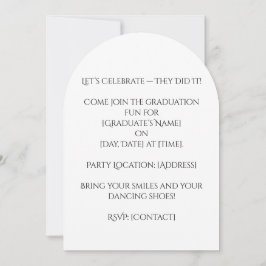 Convite para a Festa de Formatura de 2027 