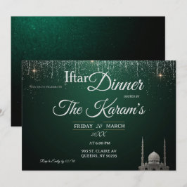 Convite para a Festa de Iftar da Mesquita Verde El