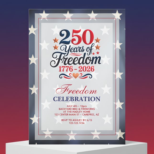 Convite para a Festa de Liberdade do 250º Aniversá (Criador carregado)