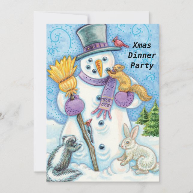 Convite para a Festa de Natal 2 (Frente)