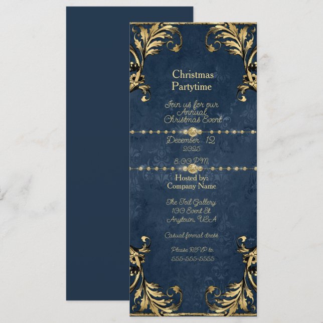 Convite para a Festa de Natal da Empresa (Frente/Verso)