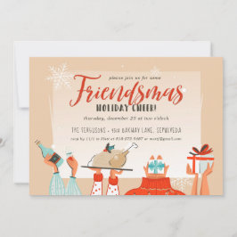 Convite para a Festa de Natal do Friendsmas