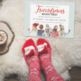 Convite para a Festa de Natal do Friendsmas
