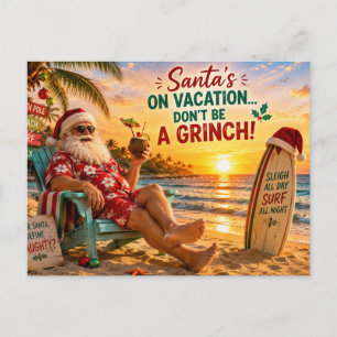 Convite para a Festa de Natal na Praia do Papai No