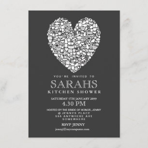 Convite para a festa do Chá de panela de chá da 