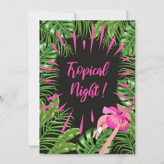 Convite para a festa na praia. (Frente)