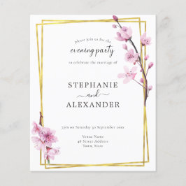 Convite para a Festa Noturna do Código QR da Flor 