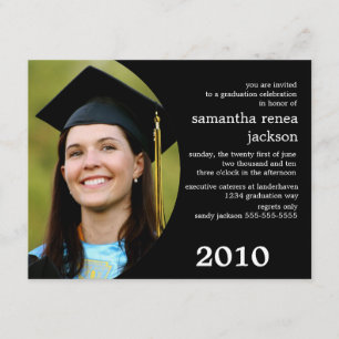 Convite para a graduação do Dreamer futuro (pret