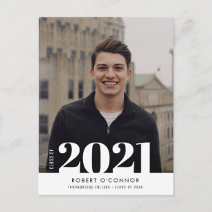 Convite para a graduação em tipografia moderna Bol