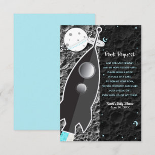 Convite PARA A LUA Livro do Foguete Espacial Solicitação