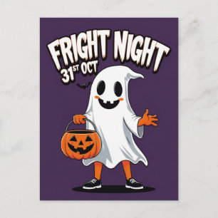 Convite para a Noite Assustadora do Fantasma Sorri