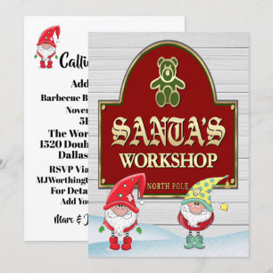 Convite para a Oficina do Papai Noel