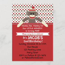 Convite para a Parte de segundo aniversário do Soc