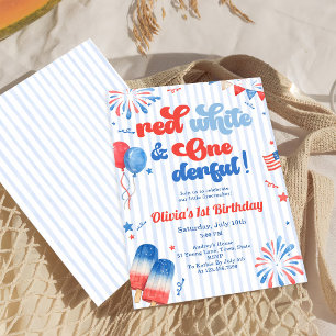 Convite para a Primeira Festa de Aniversário - 4 d