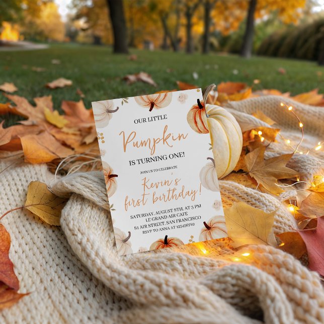 Convite para a Primeira Festa de aniversário da Bo (Criador carregado)