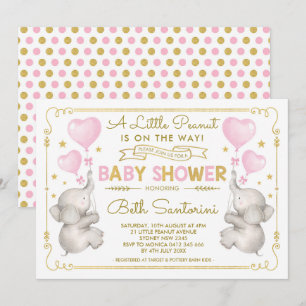 Convite para a Selva de Chá de fraldas de Elefant