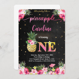 Convite para abacaxi
