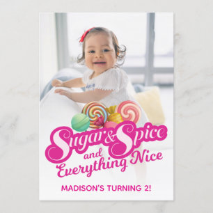 Convite para Açúcar e Especiarias