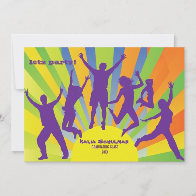 Convite para adolescentes de alta energia (Frente)