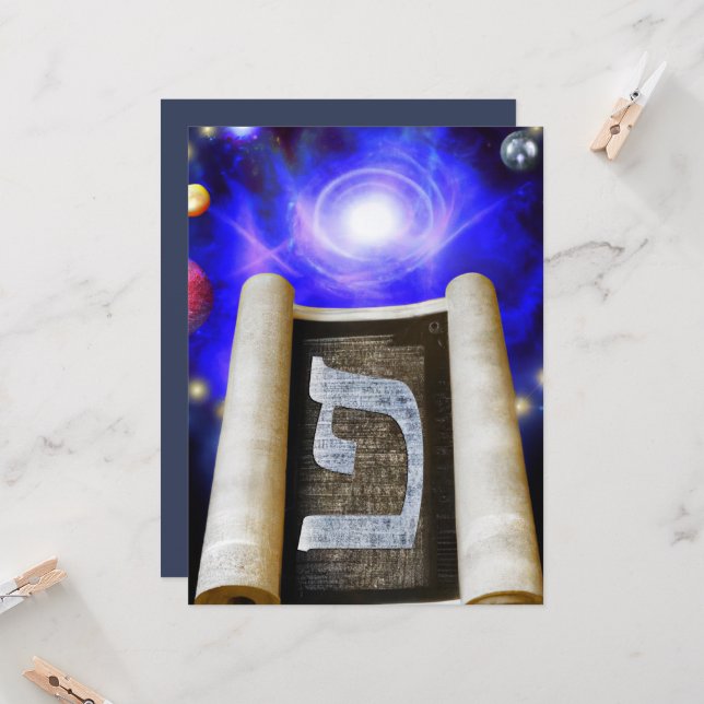 Convite para alfabeto hebraico (Frente/Verso In Situ)