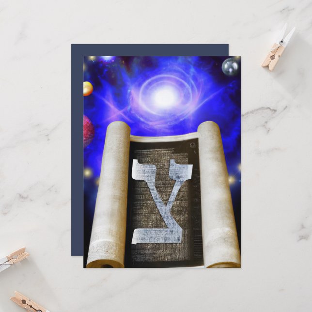 Convite para alfabeto hebraico (Frente/Verso In Situ)