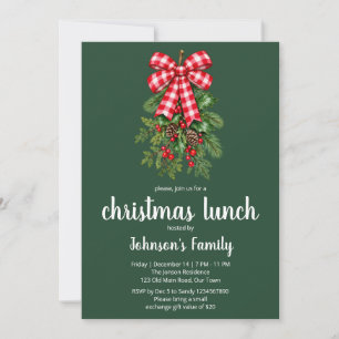 Convite para Almoço de Natal com Pinheiro e Laço V