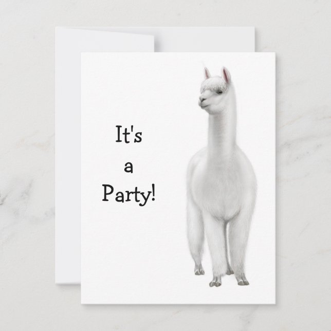 Convite para Alpaca (Frente)