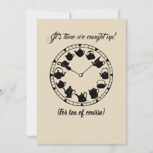 Convite para amantes de chá